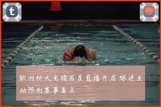 欧洲杯大竞猜百度直播开启 球迷互动预测赛事看点