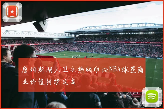 詹姆斯湖人卫衣热销印证NBA球星商业价值持续走高