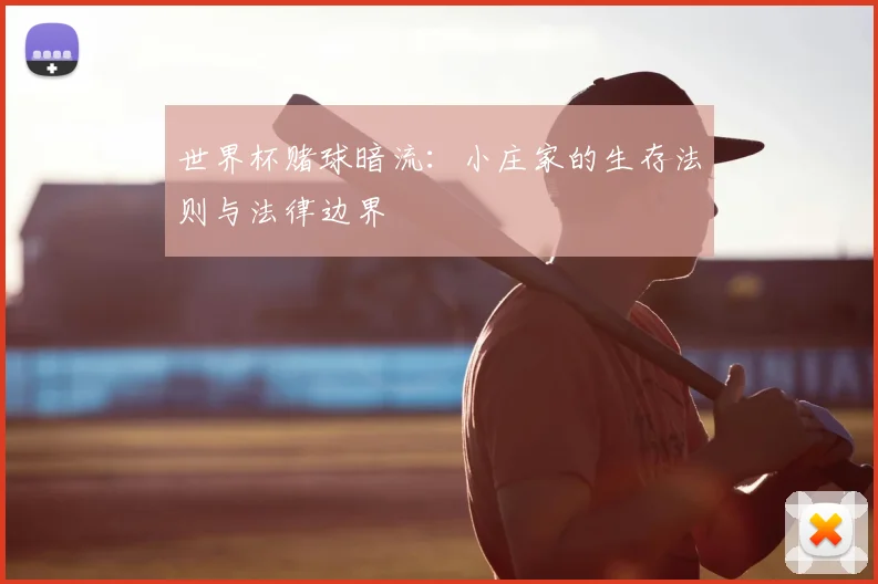 世界杯赌球暗流：小庄家的生存法则与法律边界